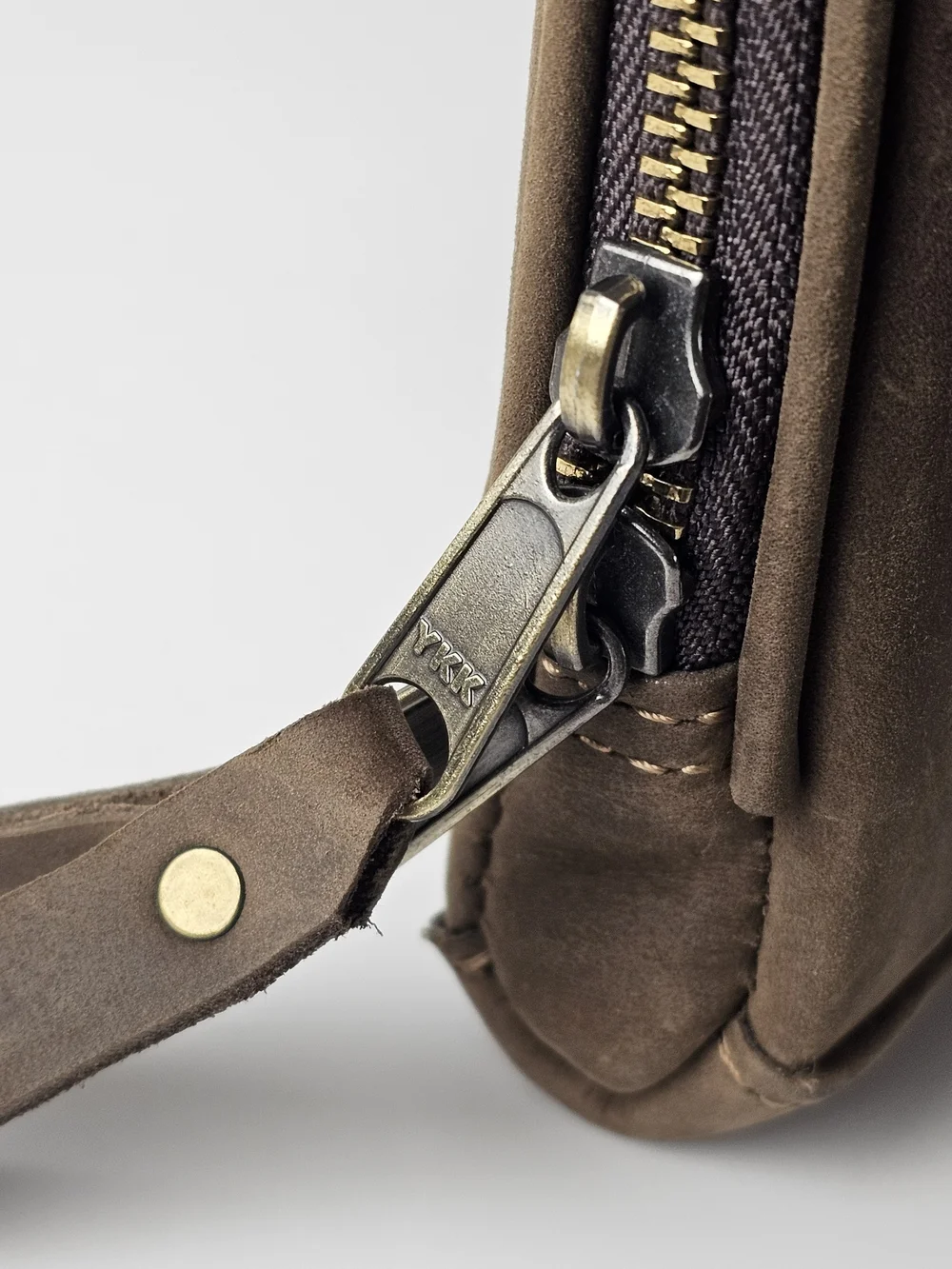 Full Grain Leather Laptop Briefcase Messenger Bag Handmade Rustic Brown